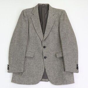 Stafford Sport Jacket Mens 42 L Herringbone Tweed Sport Jacket Wool